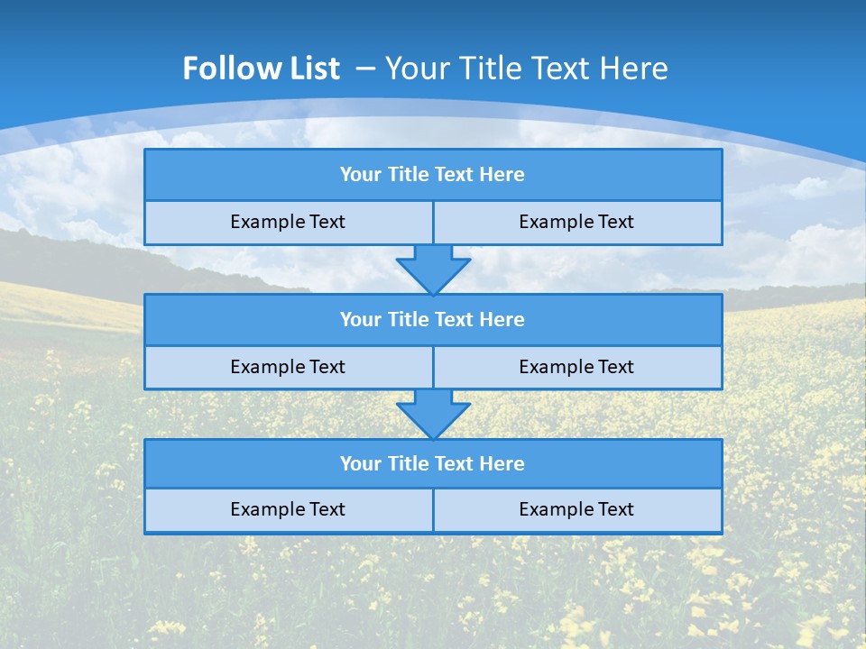 Bloom Colorful Flower PowerPoint Template