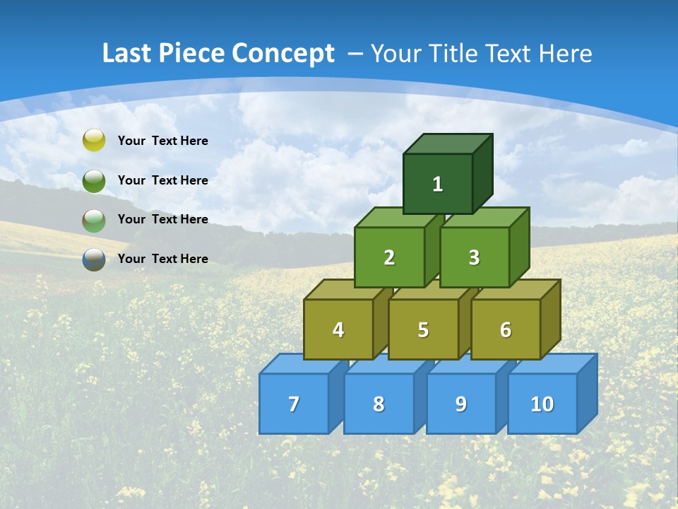 Bloom Colorful Flower PowerPoint Template