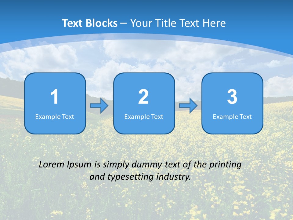 Bloom Colorful Flower PowerPoint Template