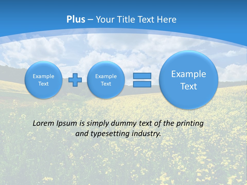 Bloom Colorful Flower PowerPoint Template