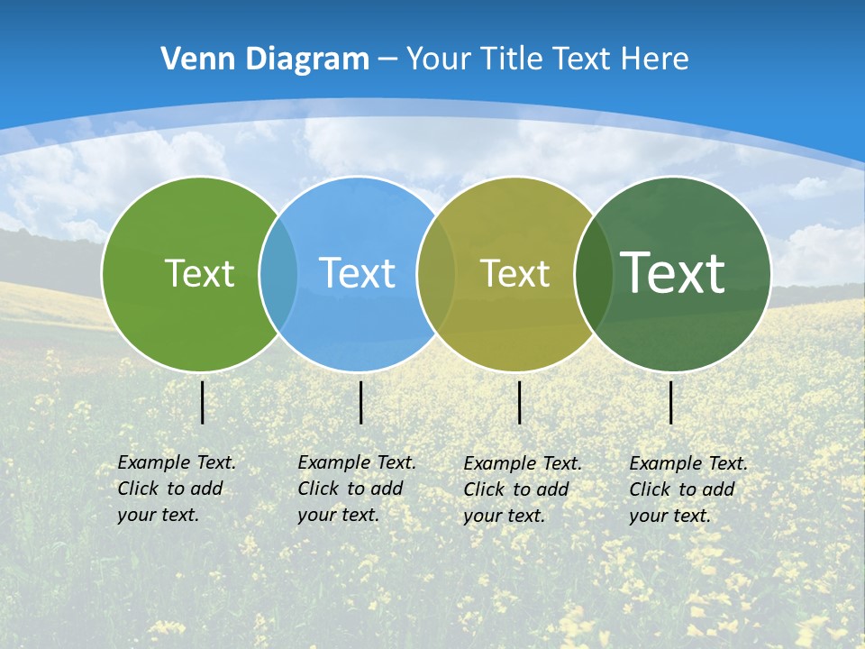 Bloom Colorful Flower PowerPoint Template