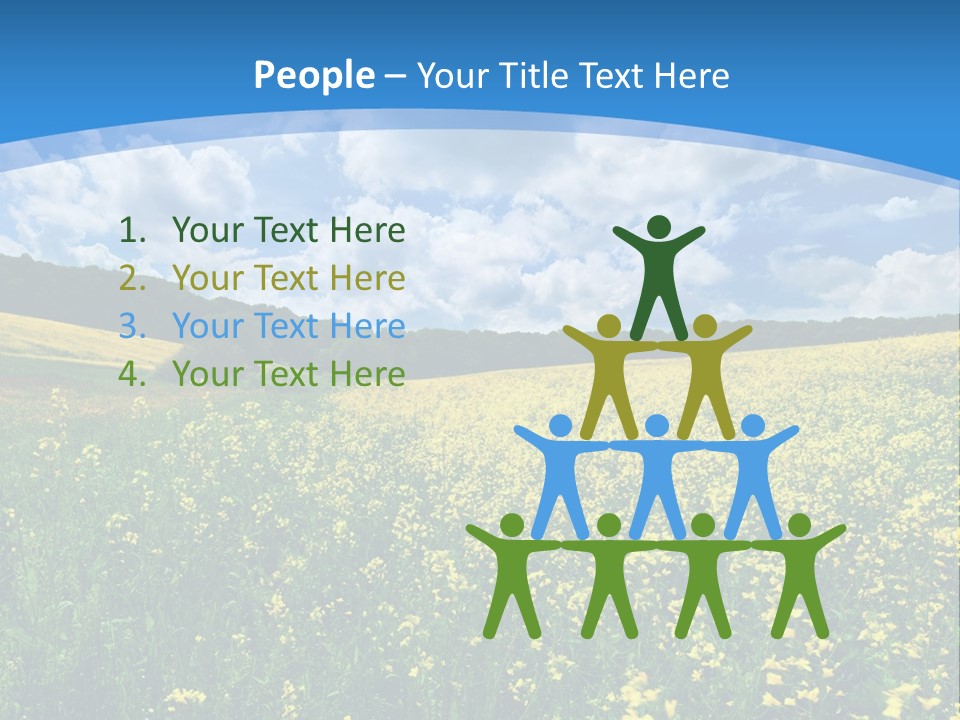 Bloom Colorful Flower PowerPoint Template