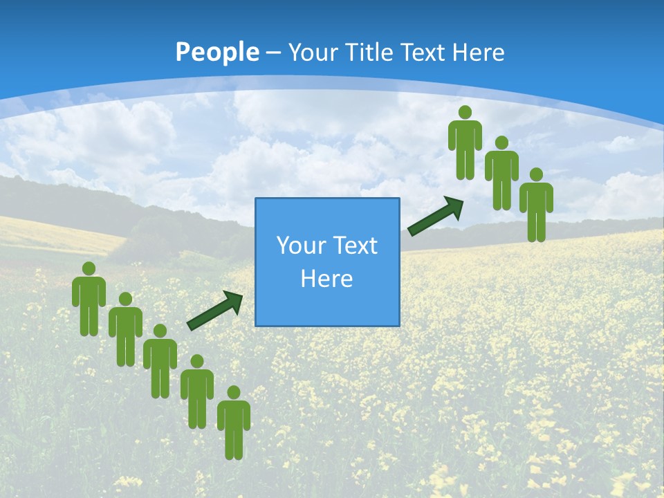 Bloom Colorful Flower PowerPoint Template