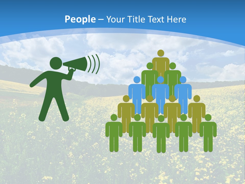 Bloom Colorful Flower PowerPoint Template