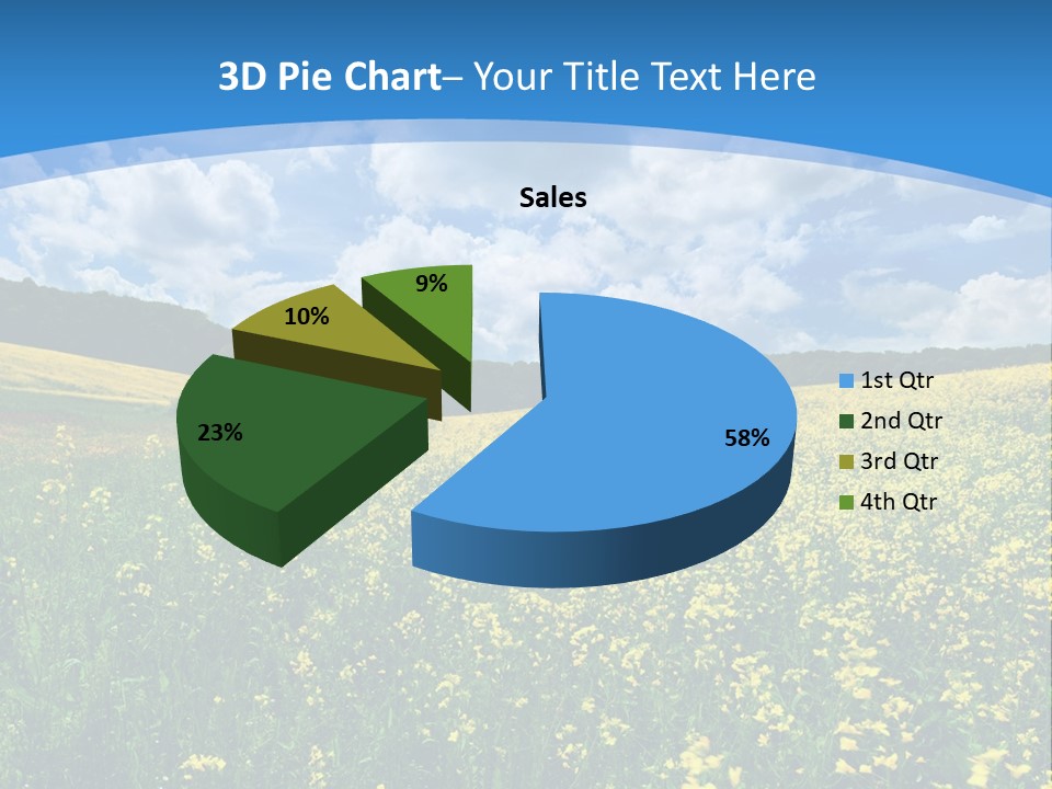 Bloom Colorful Flower PowerPoint Template