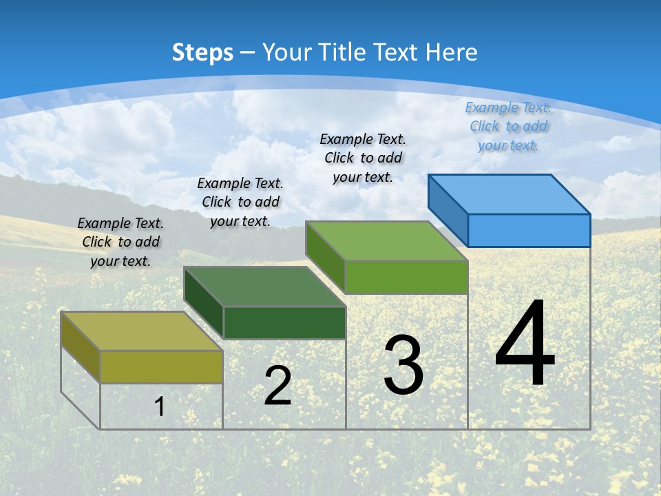 Bloom Colorful Flower PowerPoint Template