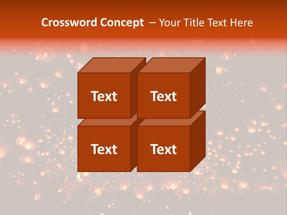 Sky Thailand Chirstmas PowerPoint Template