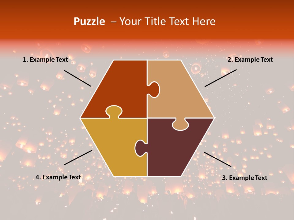 Sky Thailand Chirstmas PowerPoint Template