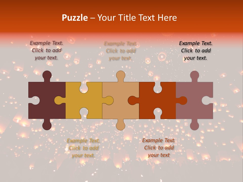 Sky Thailand Chirstmas PowerPoint Template