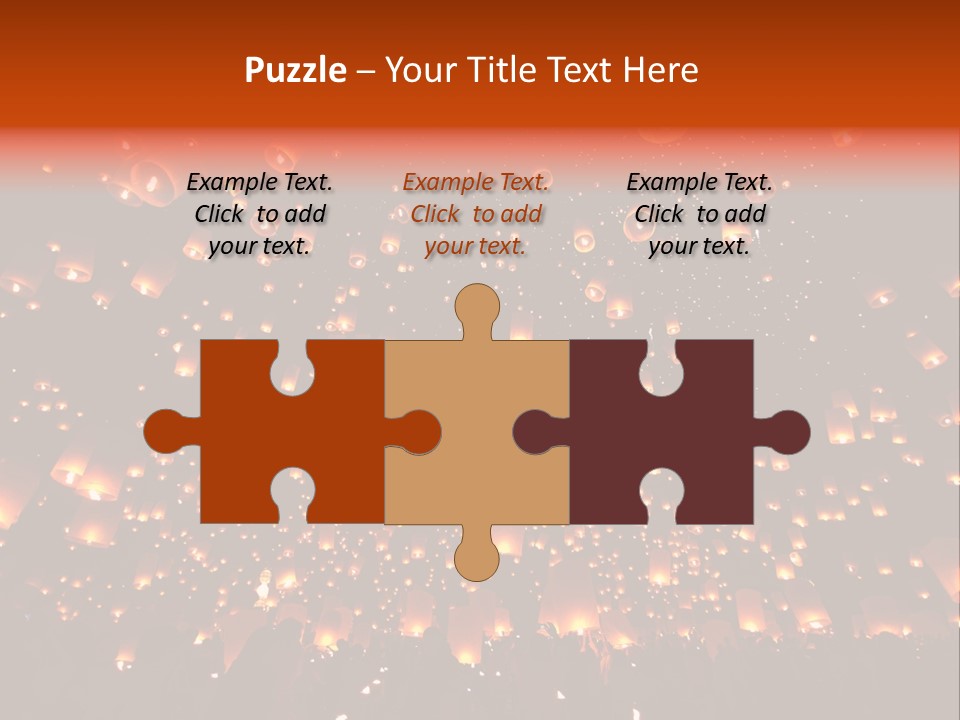 Sky Thailand Chirstmas PowerPoint Template