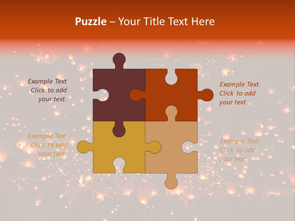 Sky Thailand Chirstmas PowerPoint Template