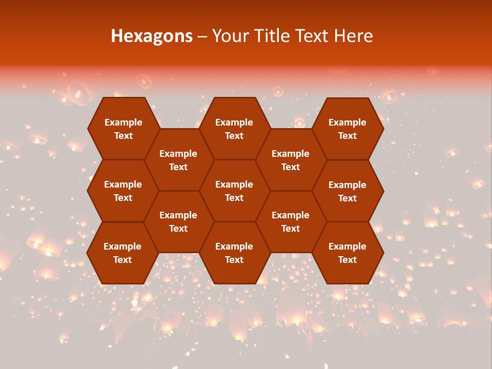 Sky Thailand Chirstmas PowerPoint Template