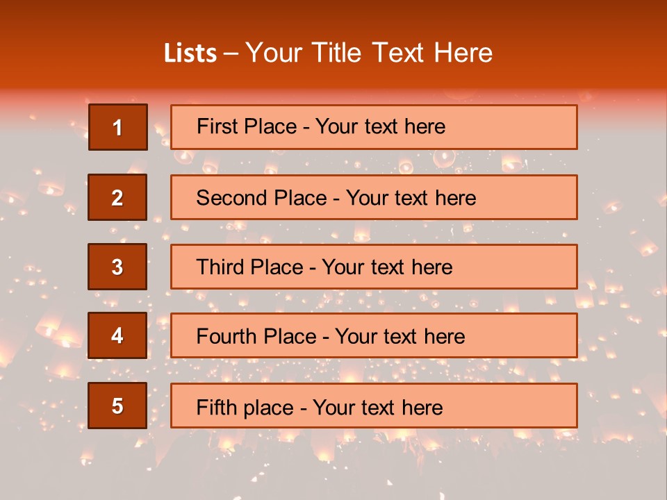 Sky Thailand Chirstmas PowerPoint Template