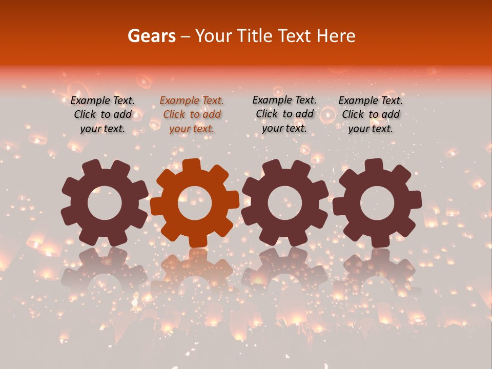 Sky Thailand Chirstmas PowerPoint Template