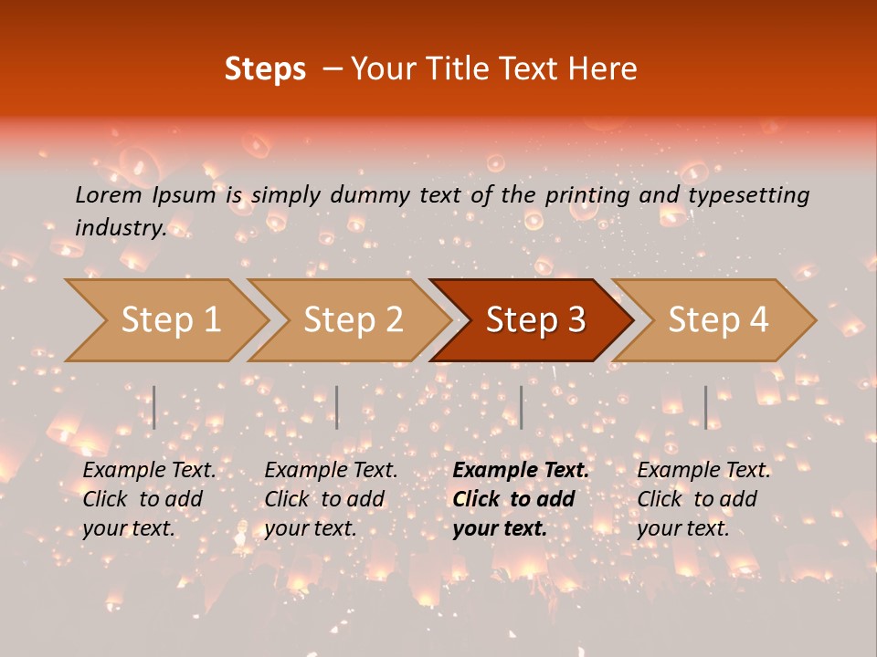Sky Thailand Chirstmas PowerPoint Template