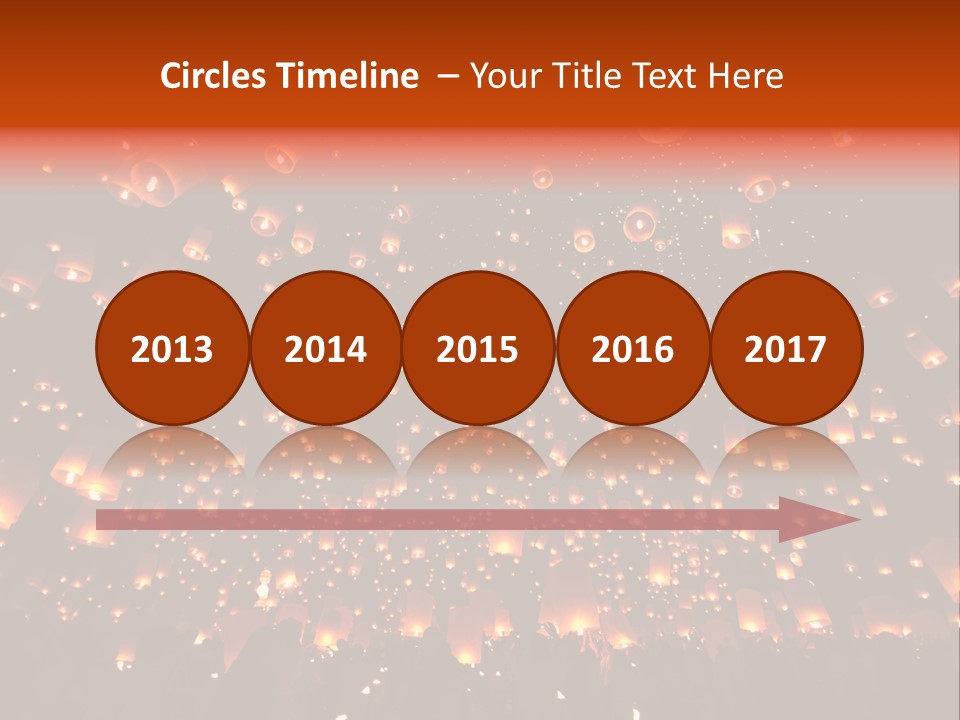 Sky Thailand Chirstmas PowerPoint Template