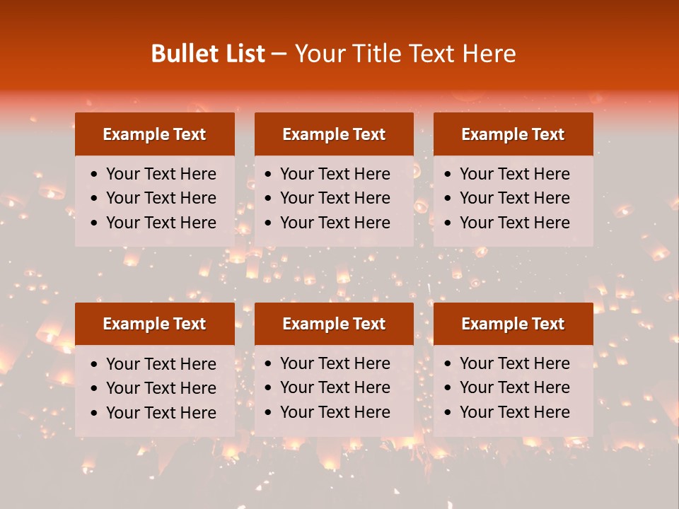 Sky Thailand Chirstmas PowerPoint Template