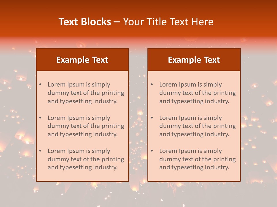 Sky Thailand Chirstmas PowerPoint Template