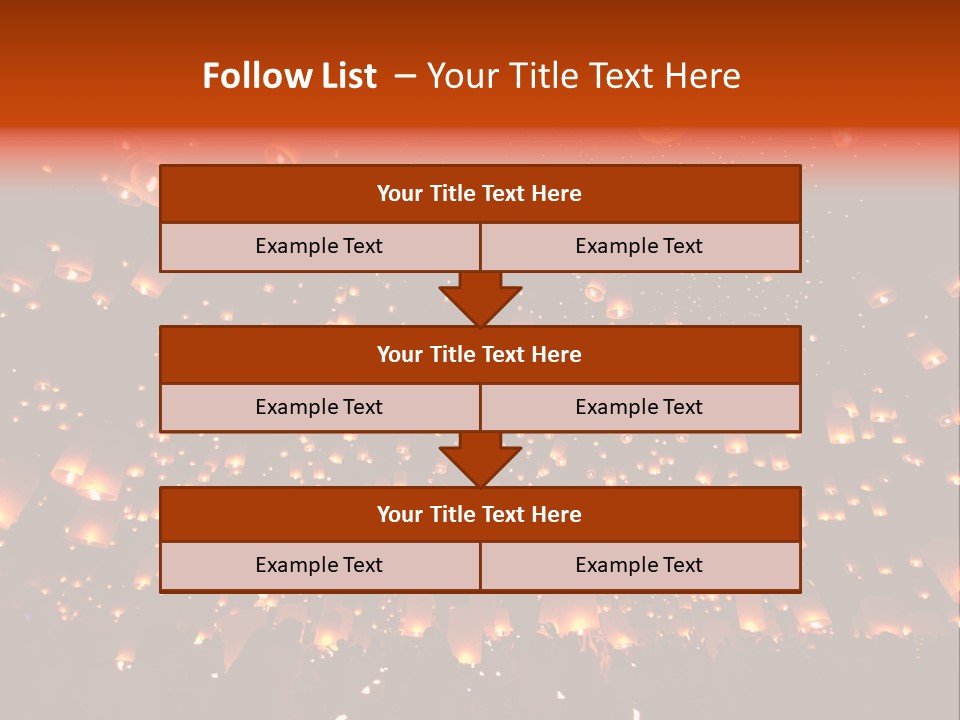 Sky Thailand Chirstmas PowerPoint Template