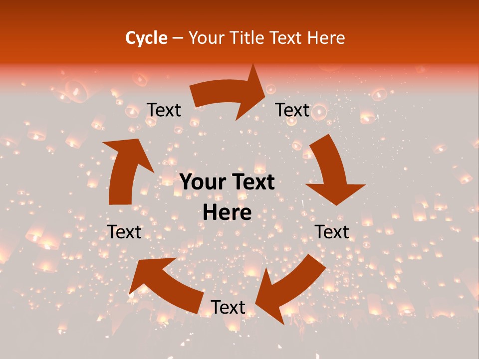 Sky Thailand Chirstmas PowerPoint Template