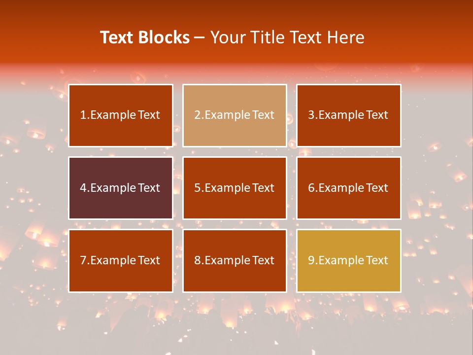 Sky Thailand Chirstmas PowerPoint Template