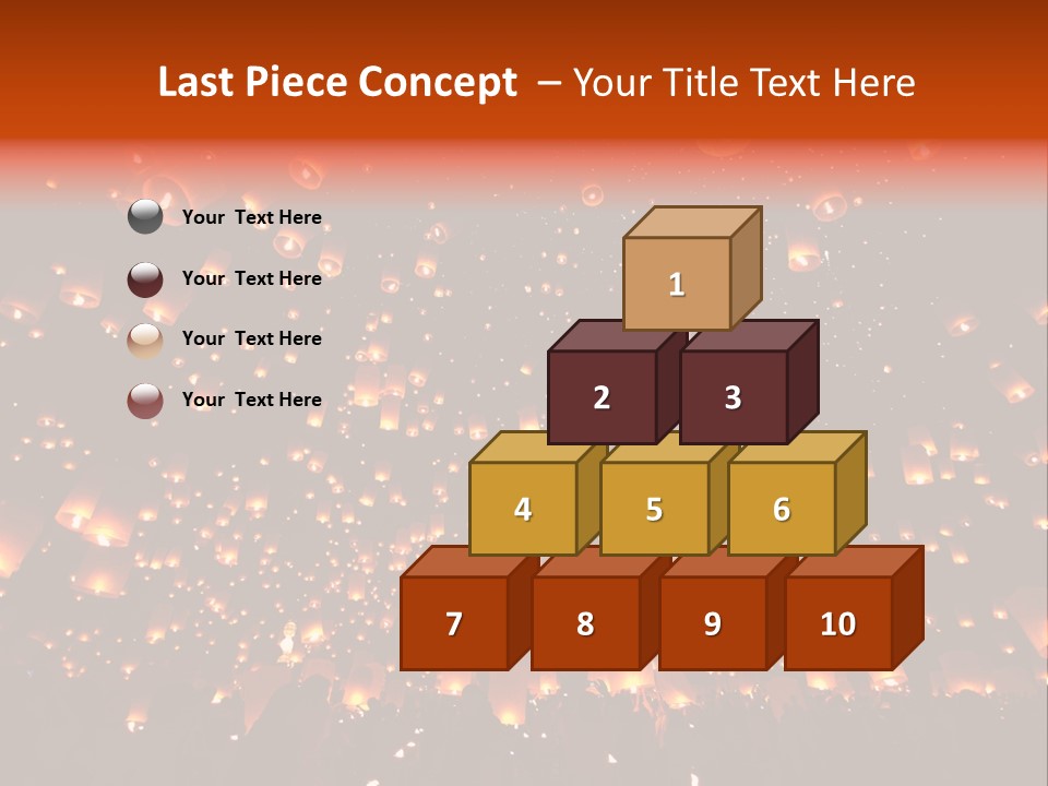 Sky Thailand Chirstmas PowerPoint Template