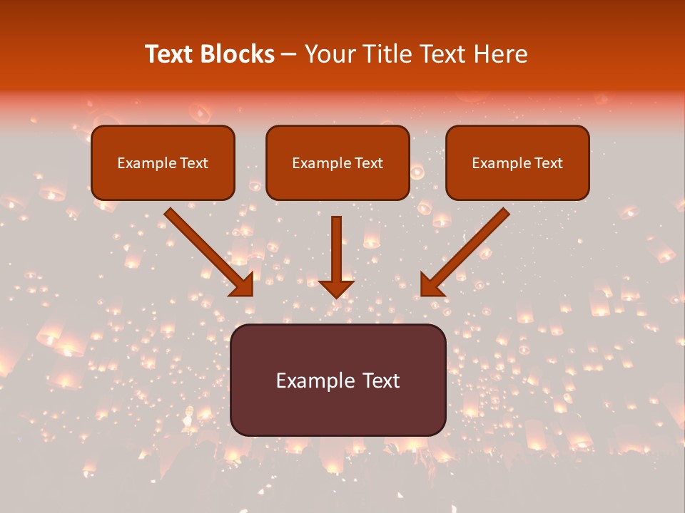Sky Thailand Chirstmas PowerPoint Template