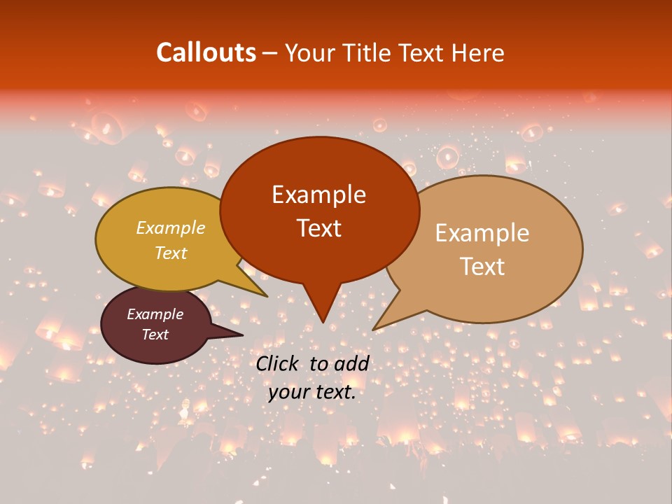 Sky Thailand Chirstmas PowerPoint Template