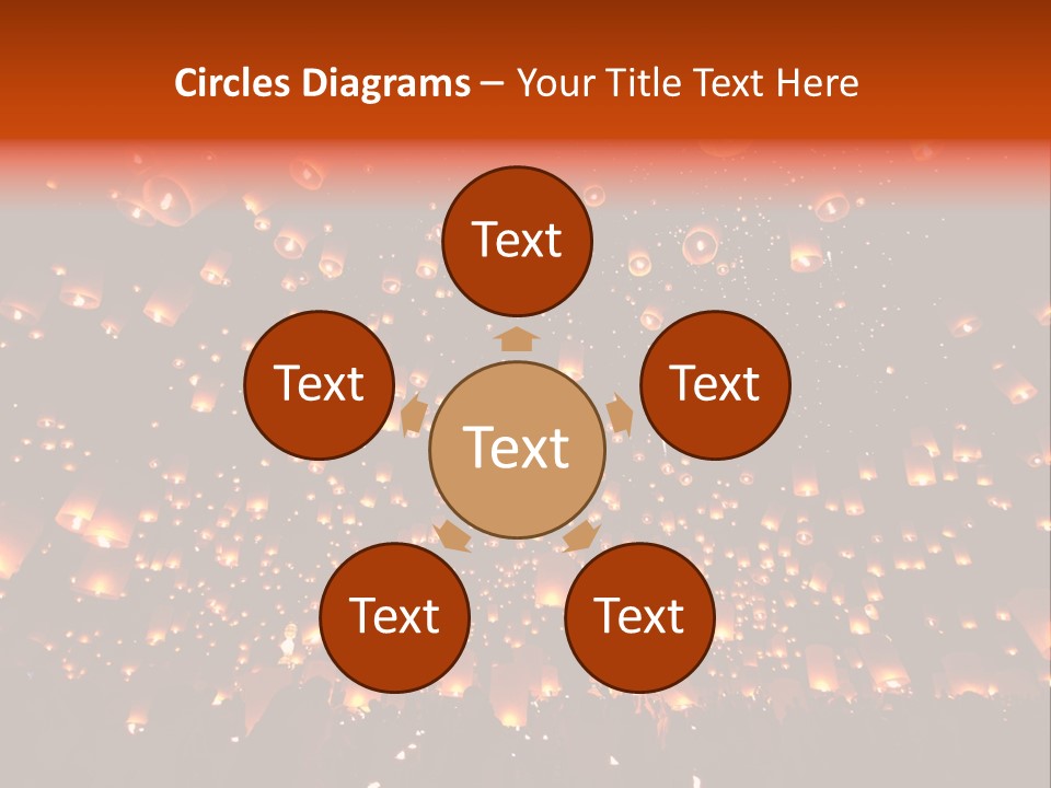 Sky Thailand Chirstmas PowerPoint Template