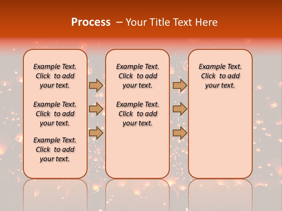 Sky Thailand Chirstmas PowerPoint Template