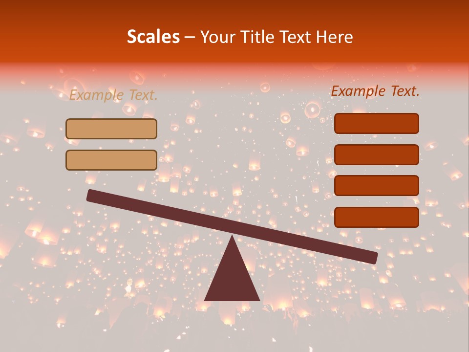 Sky Thailand Chirstmas PowerPoint Template