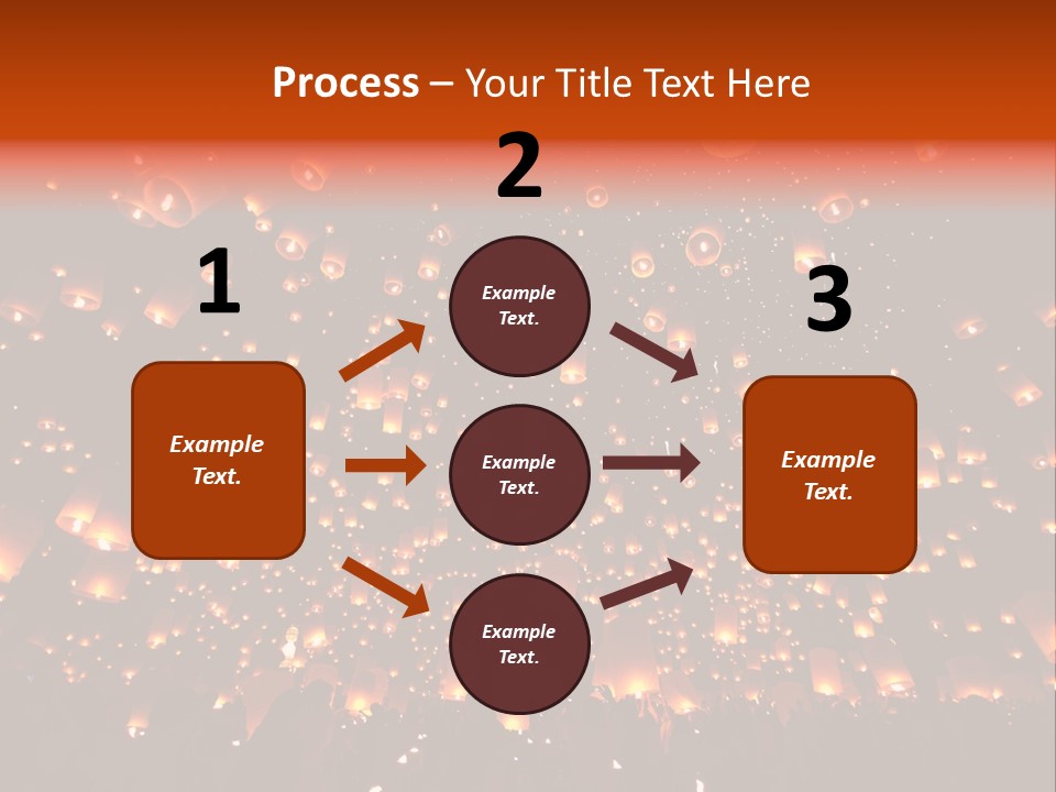 Sky Thailand Chirstmas PowerPoint Template