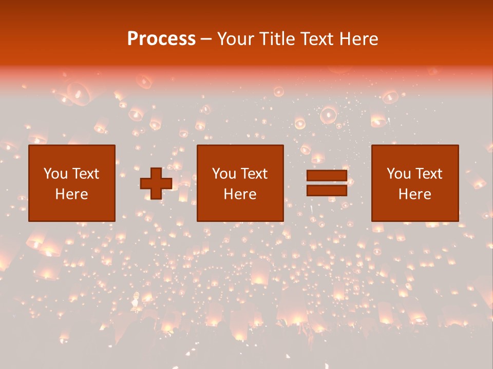 Sky Thailand Chirstmas PowerPoint Template