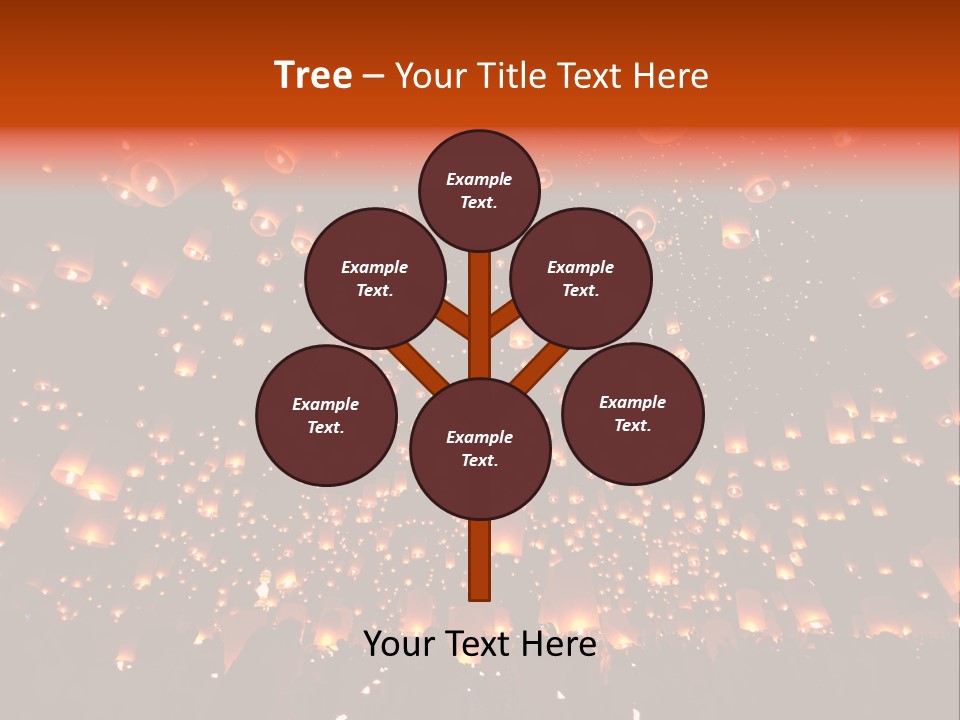 Sky Thailand Chirstmas PowerPoint Template