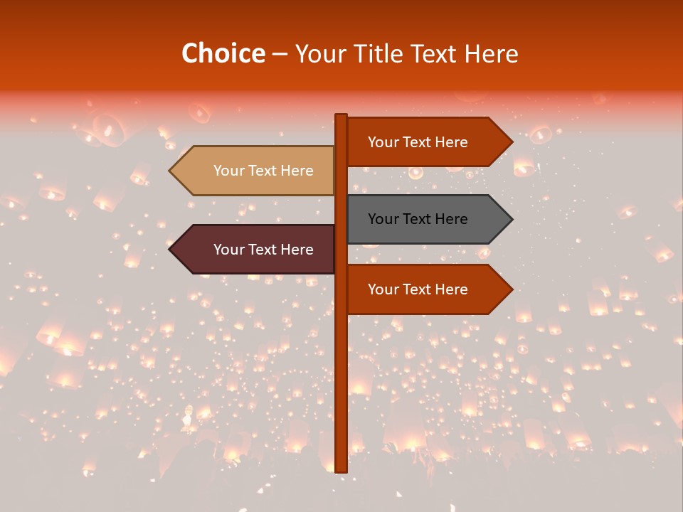 Sky Thailand Chirstmas PowerPoint Template