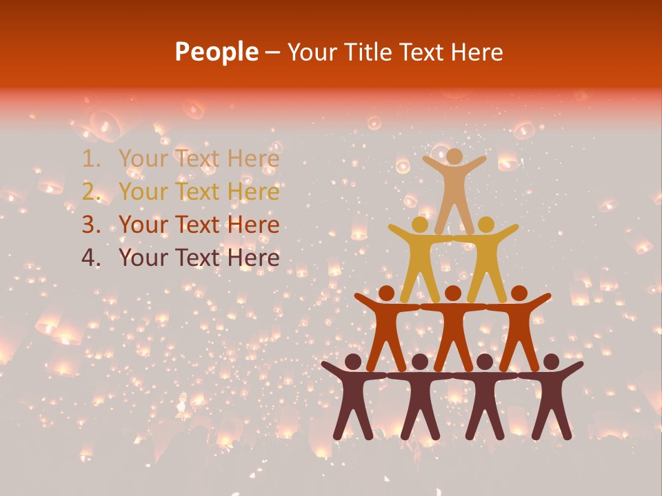 Sky Thailand Chirstmas PowerPoint Template