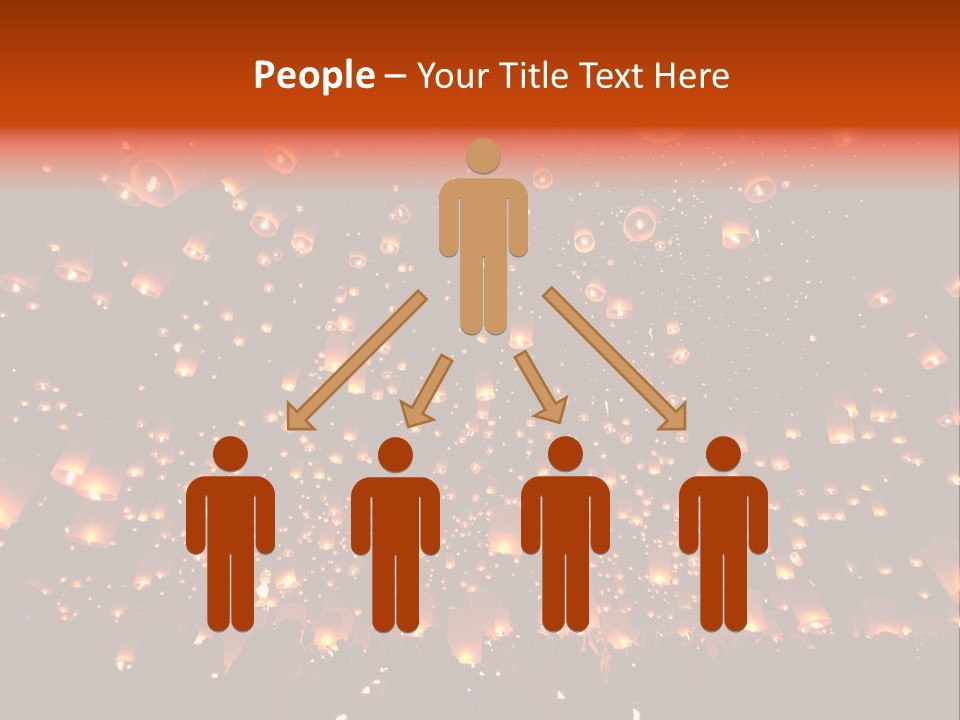 Sky Thailand Chirstmas PowerPoint Template