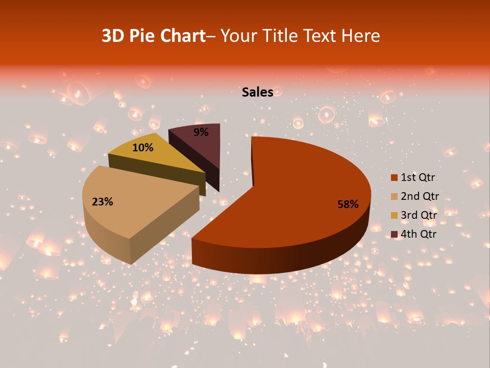 Sky Thailand Chirstmas PowerPoint Template