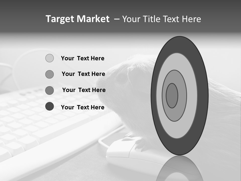 Guinea Pig Keyboard PowerPoint Template