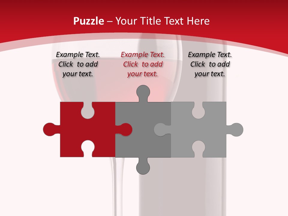 Alcohol Crystal Glass PowerPoint Template