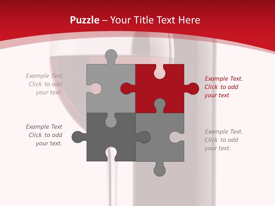 Alcohol Crystal Glass PowerPoint Template