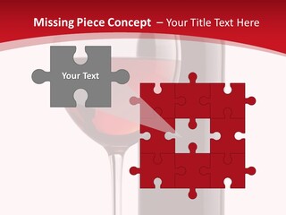 Alcohol Crystal Glass PowerPoint Template