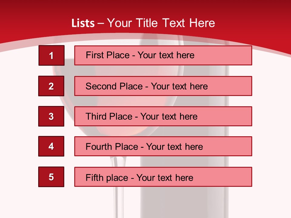 Alcohol Crystal Glass PowerPoint Template
