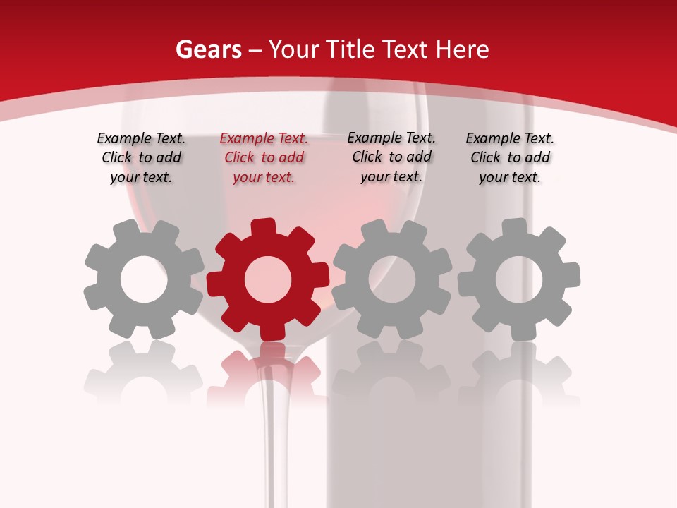 Alcohol Crystal Glass PowerPoint Template