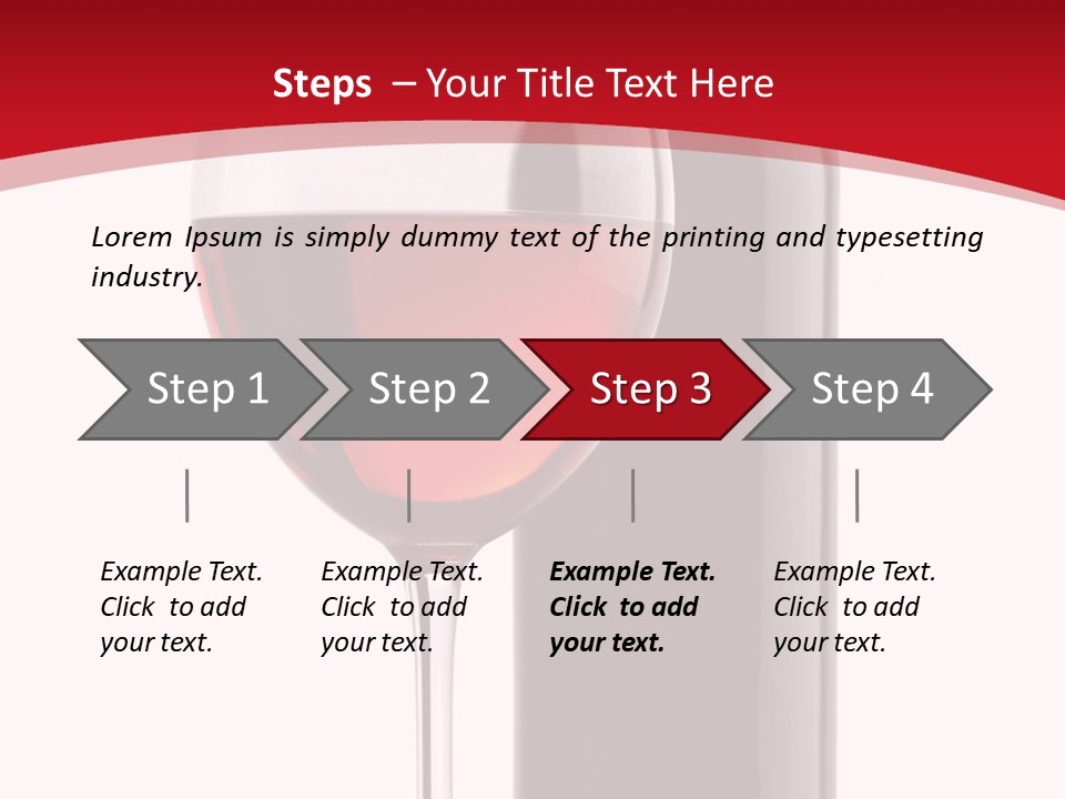 Alcohol Crystal Glass PowerPoint Template