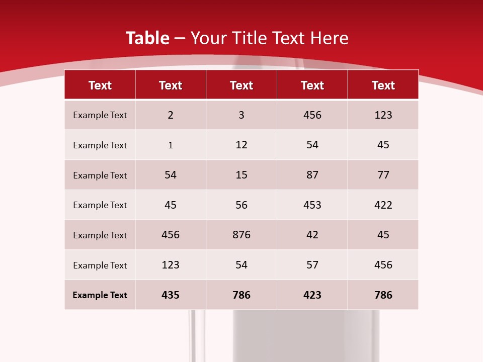 Alcohol Crystal Glass PowerPoint Template