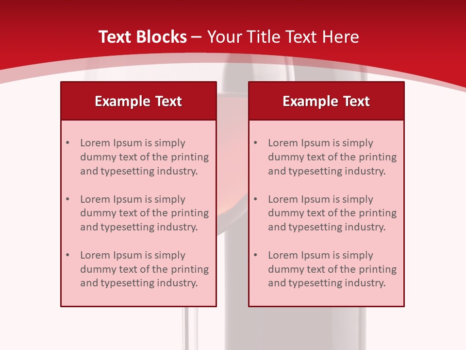 Alcohol Crystal Glass PowerPoint Template