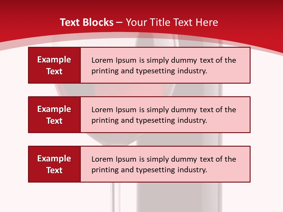 Alcohol Crystal Glass PowerPoint Template