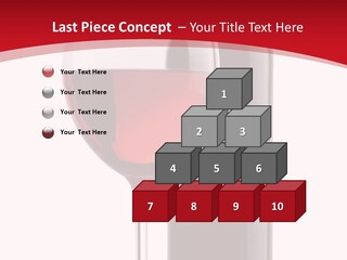 Alcohol Crystal Glass PowerPoint Template