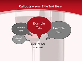 Alcohol Crystal Glass PowerPoint Template